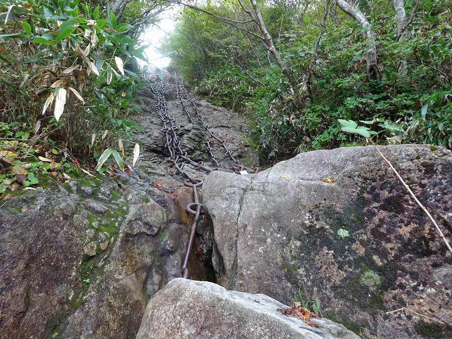 西之川～天柱石～石鎚山　三の鎖で滑落死亡事故_b0124306_17353699.jpg