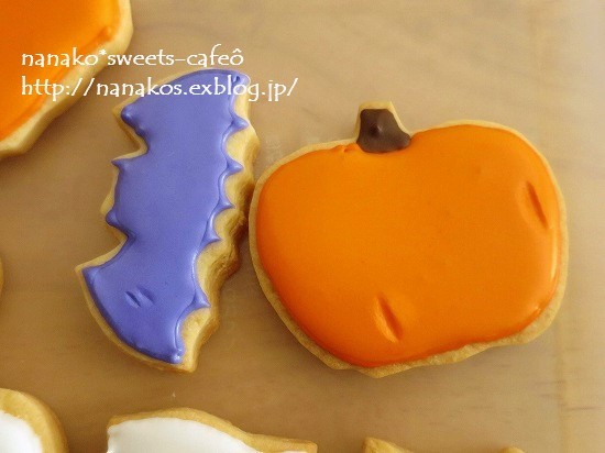 ハロウィンアイシングクッキーでおばけ・かぼちゃ！_d0147030_21510577.jpg
