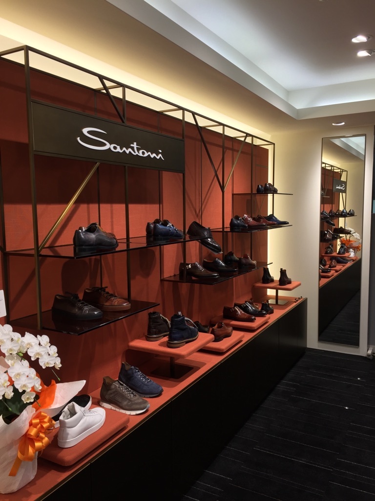 Santoni ダブルモンク特集 R Dシューケアショップ 玉川タカシマヤ本館4階紳士靴売場内 Santoni ダブルモンク特集 R Dシューケアショップ 玉川タカシマヤ本館4階紳士靴売場内