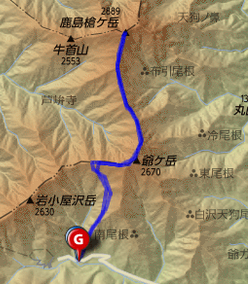 10/1（土）　北ア　爺ヶ岳・鹿島槍　日帰り計画_c0133096_21531354.png