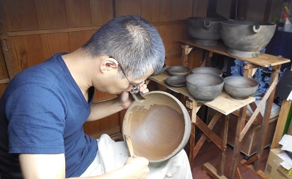 仏教行事に使う器の修理 その2 2016.10.10_c0213599_01174925.jpg