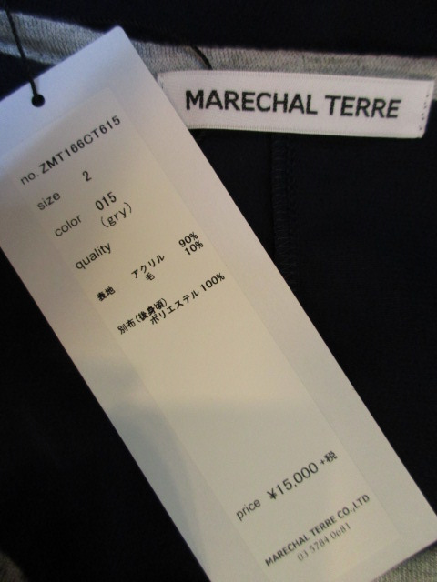 マルシャル テル / MARECHAL TERRE Drape Tops_e0076692_18265440.jpg