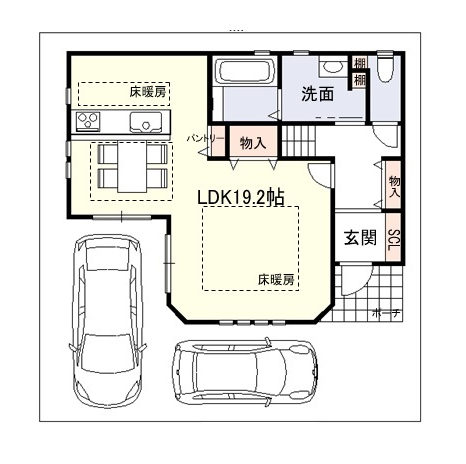 ハピネス昭和町 残り1区画 プラン紹介!_e0251265_16082571.png