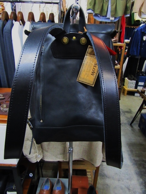 SLOW ・・・ BONO LEATHER RUCK SACK (NEW)!★!_d0152280_3554496.jpg