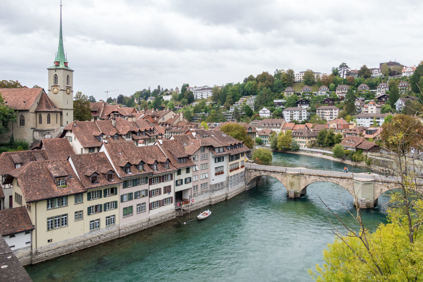 スイス 世界遺産ベルン旧市街の街並み 千種観測所