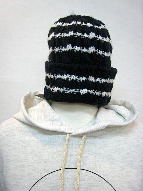 ＢＬＡＮＣ　ｂａｓｑｕｅ （ブランバスク） ＢＯＲＤＥＲ　ＫＮＩＴ　ＣＡＰ　ＮＡＶＹ  ＧＲＡＹ　_a0089359_15403816.jpg