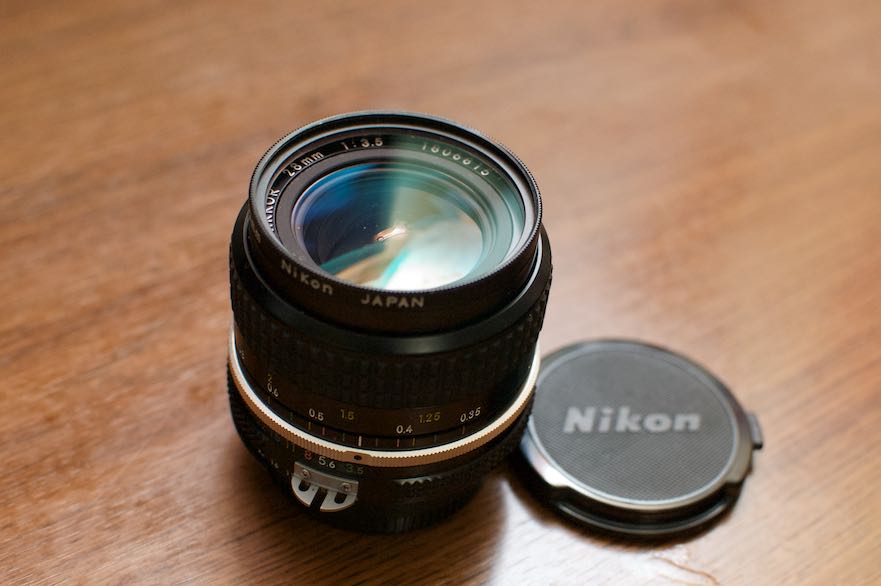美品　Nikon 28mm F3.5 Ai-S 広角レンズ
