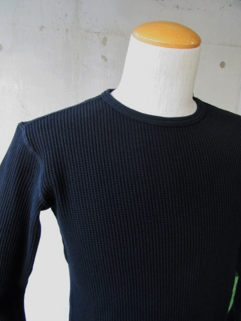今時期に。。。WAFFLE LONG SLEEVE TEE By FULL COUNT_d0152280_15234787.jpg