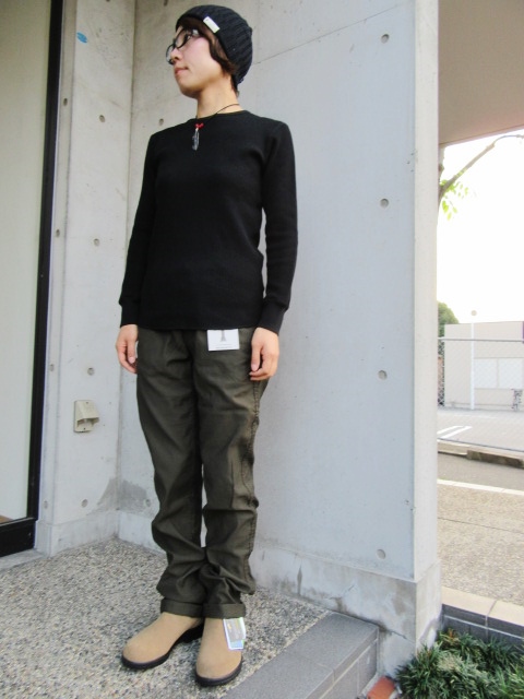 今時期に。。。WAFFLE LONG SLEEVE TEE By FULL COUNT_d0152280_15272639.jpg