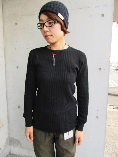 今時期に。。。WAFFLE LONG SLEEVE TEE By FULL COUNT_d0152280_15273536.jpg