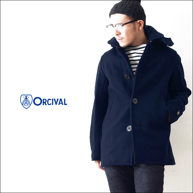 買取り実績 ORCIVAL オーシバル ウール メルトン シングルPコート 14 