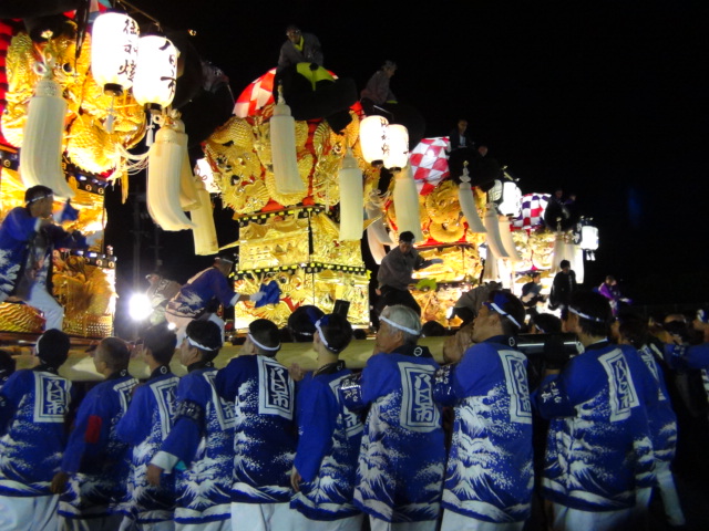 四国中央市土居・東部地区夜太鼓かきくらべ…2016/10/13_f0231709_11114058.jpg