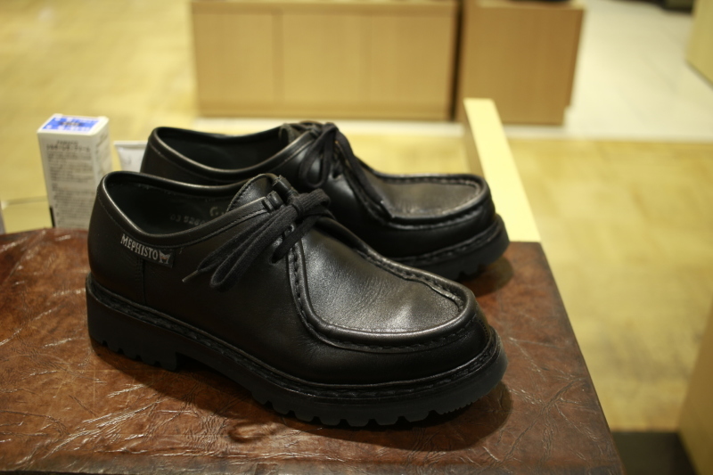 フランス製MEPHISTOメフィストチロリアンシューズブラック黒革靴 フランス製MEPHISTOメフィストチロリアンシューズブラック黒革靴