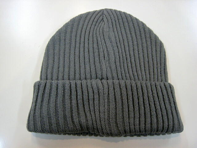 ＢＬＡＮＣ　ｂａｓｑｕｅ （ブランバスク） ＲＩＢＫＮＩＴ　ＣＡＰ　ＧＲＡＹ_a0089359_1244446.jpg