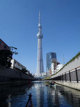 シーカヤックで東京スカイツリーツアー_b0074601_2139345.jpg