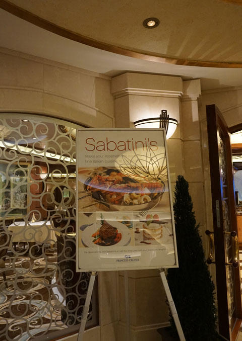 NY&カナダ紅葉クルーズ(7) イタリアンリストランテ「サバティーニ」_d0210324_712658.jpg