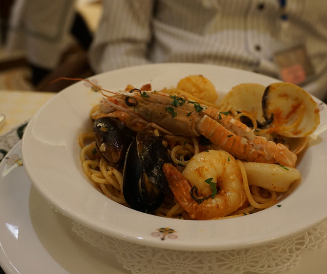 NY&カナダ紅葉クルーズ(7) イタリアンリストランテ「サバティーニ」_d0210324_72189.jpg