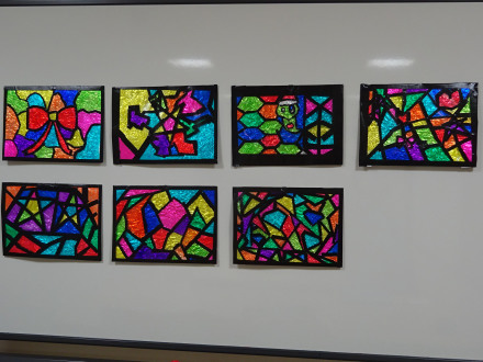 なんちゃてステンドグラス かかきき工房 こども絵画 造形教室 なんちゃてステンドグラス かかきき工房 こども絵画 造形教室