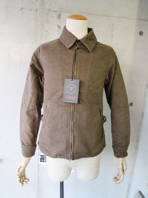 BRISBANE MOSS社・謹製 ・・・ MOLESKIN DRIVERS JACKET By SABRE (France)_d0152280_7171526.jpg