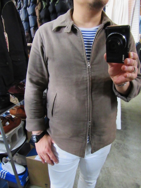 BRISBANE MOSS社・謹製 ・・・ MOLESKIN DRIVERS JACKET By SABRE (France)_d0152280_7193854.jpg