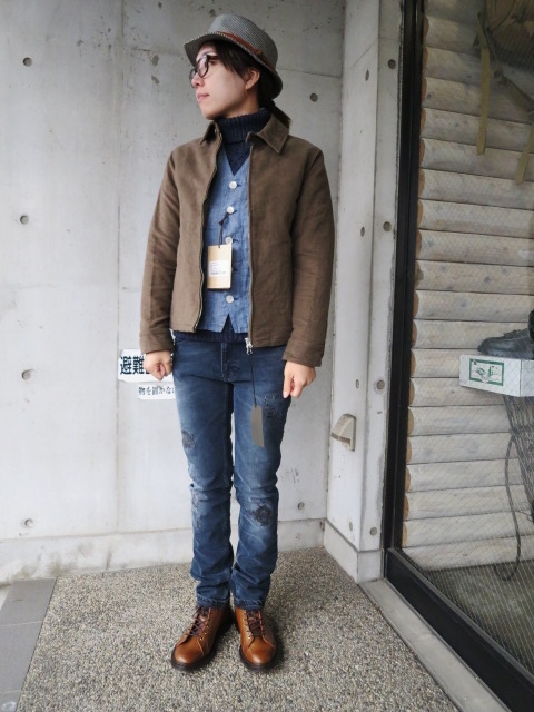 BRISBANE MOSS社・謹製 ・・・ MOLESKIN DRIVERS JACKET By SABRE (France)_d0152280_7331956.jpg