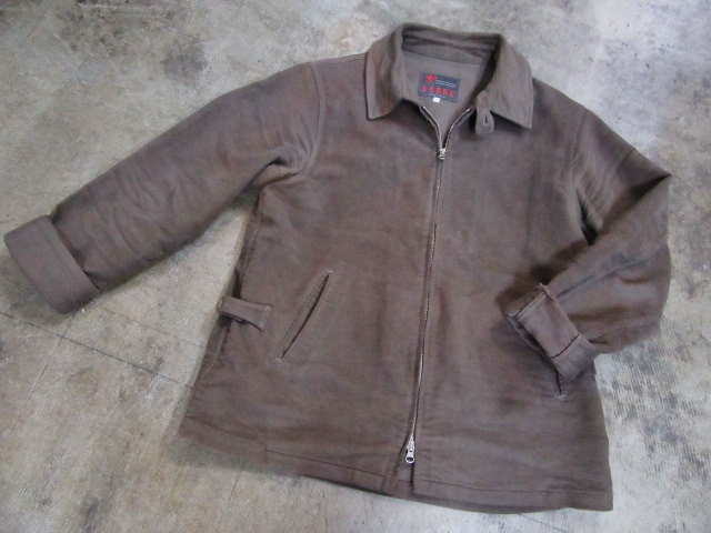 BRISBANE MOSS社・謹製 ・・・ MOLESKIN DRIVERS JACKET By SABRE (France)_d0152280_7373114.jpg
