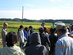 稲刈り体験(目黒角田絆交流田) _d0247484_19484049.jpg