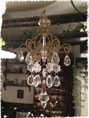 ワイヤーシャンデリア フラワークラフト アンティクス