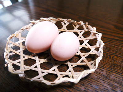 大人気!『烏骨鶏の新鮮タマゴ』 熊本県菊池水源で育った烏骨鶏のタマゴ!数量限定で販売中!! _a0254656_18401216.jpg