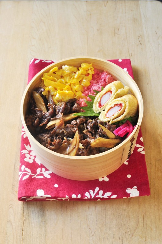 牛ごぼう弁当_b0171098_831157.jpg