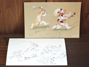 新着＆再入荷　～小澤康麿さんの陶猫＆ポストカード～_c0248618_18322113.jpg