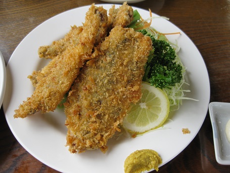 ★九十九里浜イワシ料理とハゼ釣りと蛤1個★_e0147297_1684319.jpg