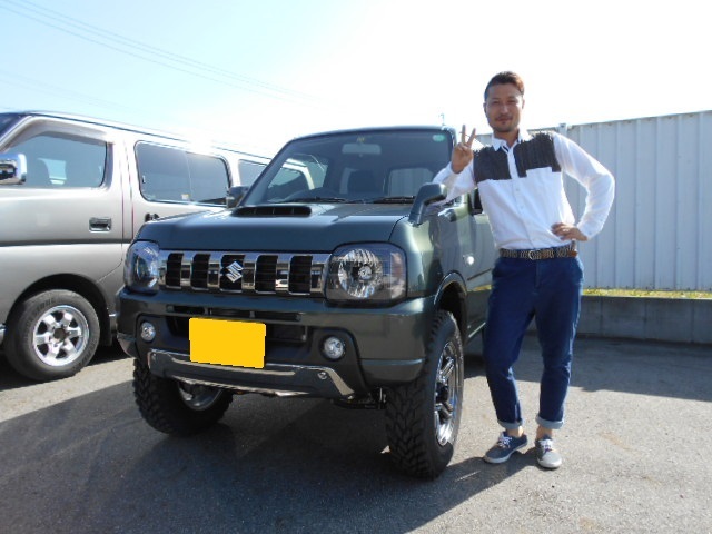 祝☆納車 新車ジムニー 2インチリフトアップ(●´∀`)ノ_c0213517_13492784.jpg