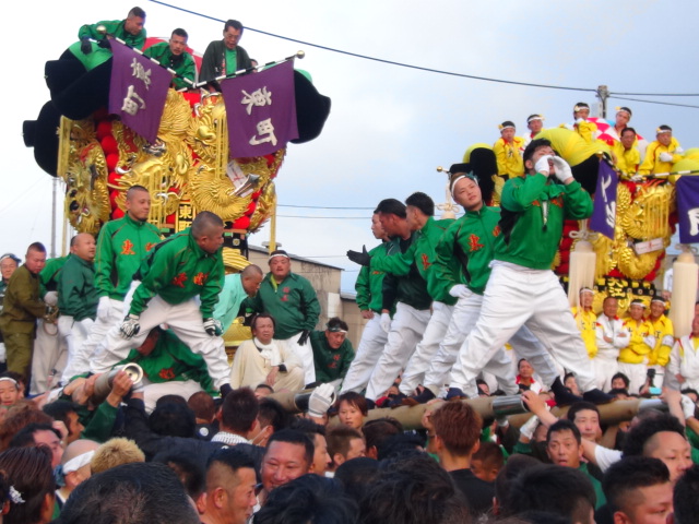 工場前かきくらべ新居浜太鼓祭りno2 16 10 17 徳ちゃん便り 工場前かきくらべ新居浜太鼓祭りno2 16 10 17 徳ちゃん便り