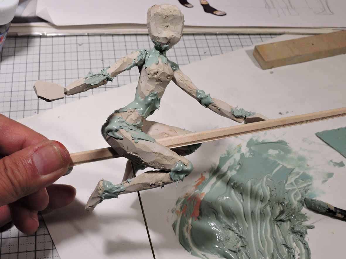 フィギュア作り 終末のイゼッタ その2 シクロツーリスト ランドヌールときどき模型の製作日記