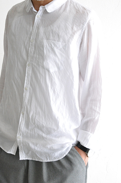 ゴーシュ　90/1 Organic Twill Shirt (White)_d0120442_21222993.jpg