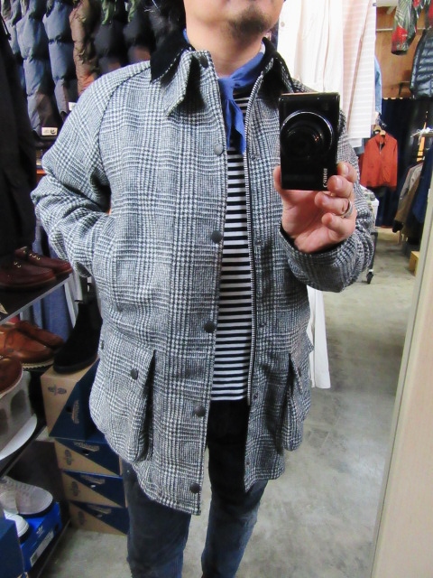 そろそろです・・・其の① 。。。Barbour SL Beaufort WOOL CHECK JACKET!★!_d0152280_3592278.jpg