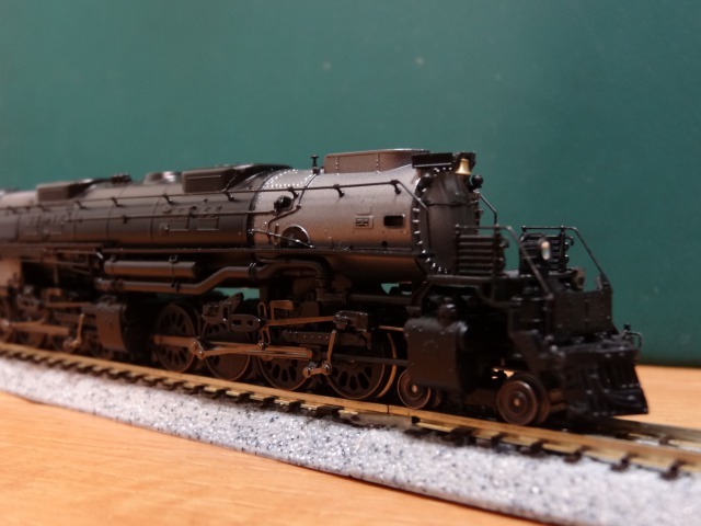 Plastic model of the world's largest steam locomotive 