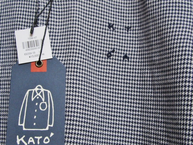 多分･･･今季のみの限定「Kato\'」千鳥格子柄 NELL SHIRTS！★！_d0152280_19372153.jpg