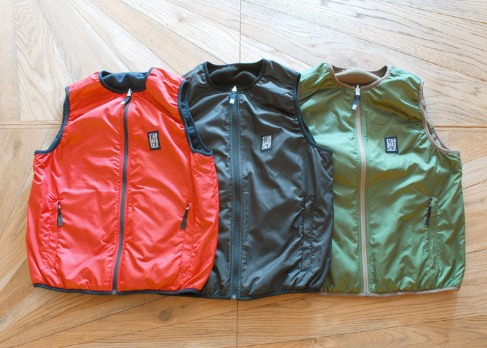 DELIVERY】 STANDARD CALIFORNIA - Reversible Fleece Vest : STANDARD