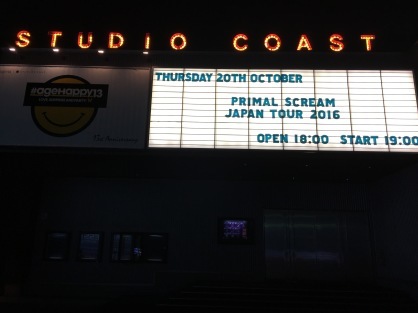 PRIMAL SCREAM @ STUDIO COAST 2016/10/20_c0011327_16233640.jpg