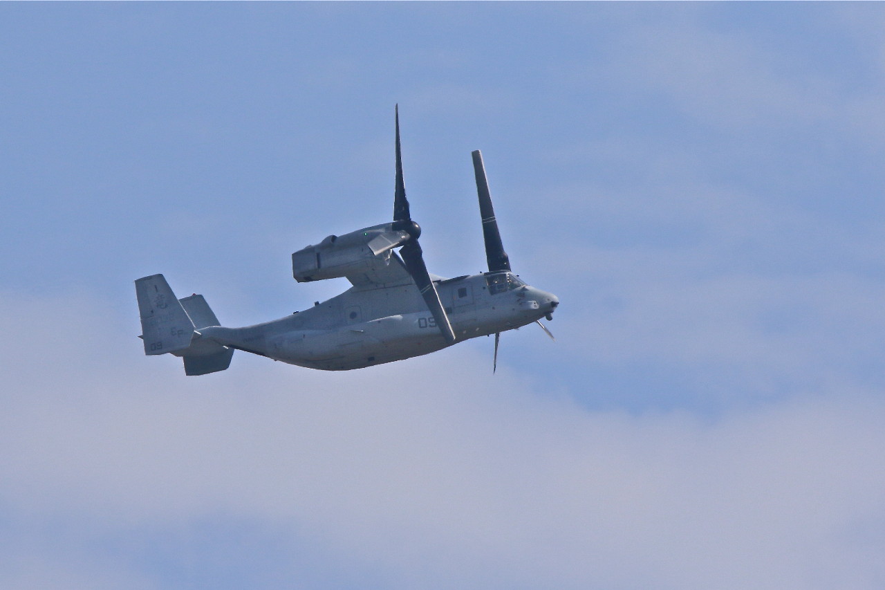 中央観閲式・・・MV-22B オスプレイ_e0071967_19375639.jpg