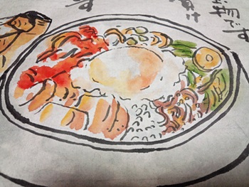 食欲の秋です きゅうママの絵手紙の小部屋
