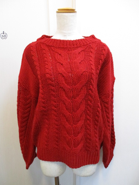 Ungrid - 【新品タグ付き】Ungrid 透かし編ケーブルニット アングリッド Ungrid 透かし編ケーブルニット : dimanche