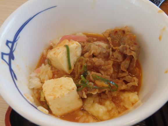 松屋の豆腐キムチチゲ膳 門真店_c0118393_126965.jpg