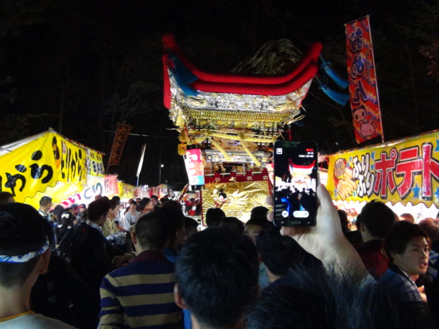 四国中央市三島神社秋祭り三島 統一夜太鼓運行no3…2016/10/23_f0231709_2034775.jpg