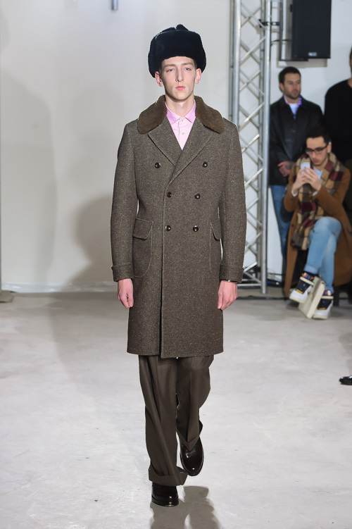 JUNYA WATANABE MAN - Double-Dreasted Coat &Flight Cap JUNYA WATANABE MAN - Double-Dreasted Coat &Flight Cap