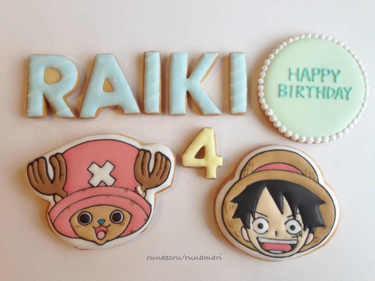 ワンピース　ONE PIECE　アイシングクッキー