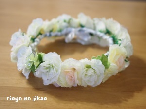 -生後295日目-　誕生日に向けて作ったもの【花冠】_d0290073_22555953.jpg