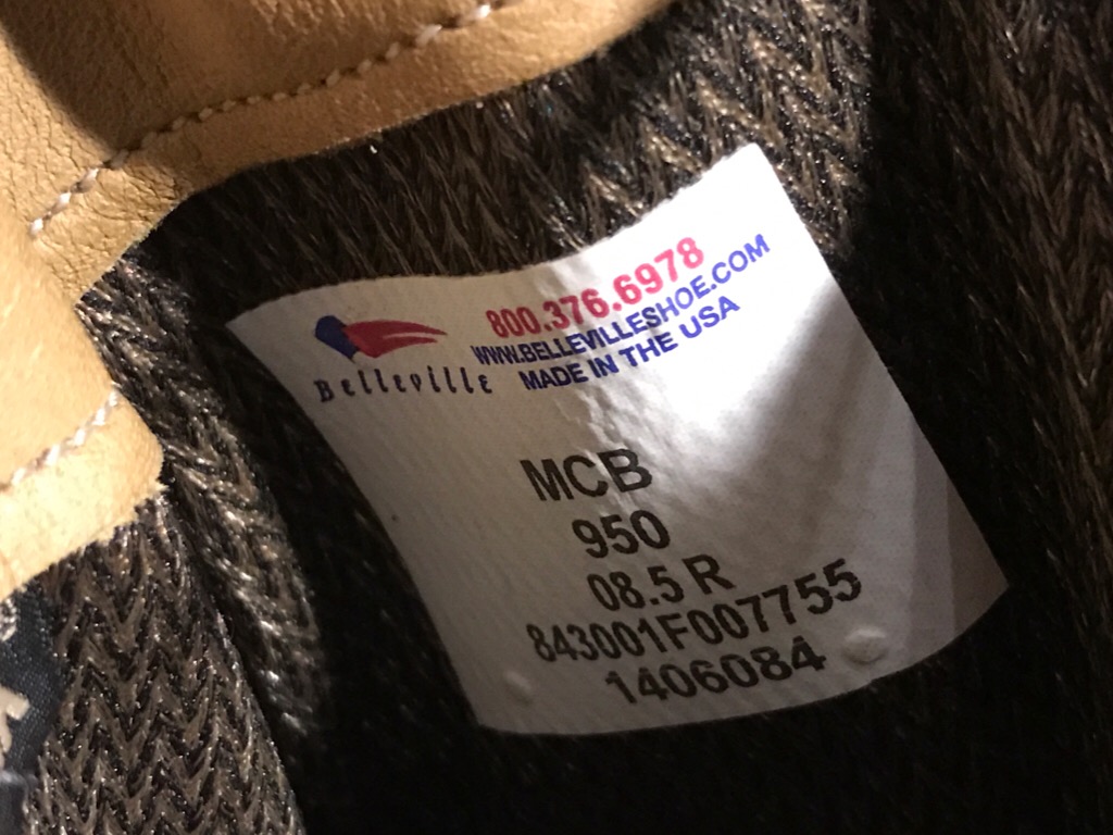 神戸店10/29(土)モダンミリタリー入荷!#1 Danner Combat Hiker, BelleVille MCB 950!!! (T.W.神戸店)_c0078587_225469.jpg